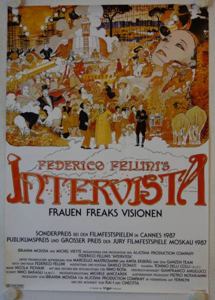 Intervista - Kopie original release german movie poster